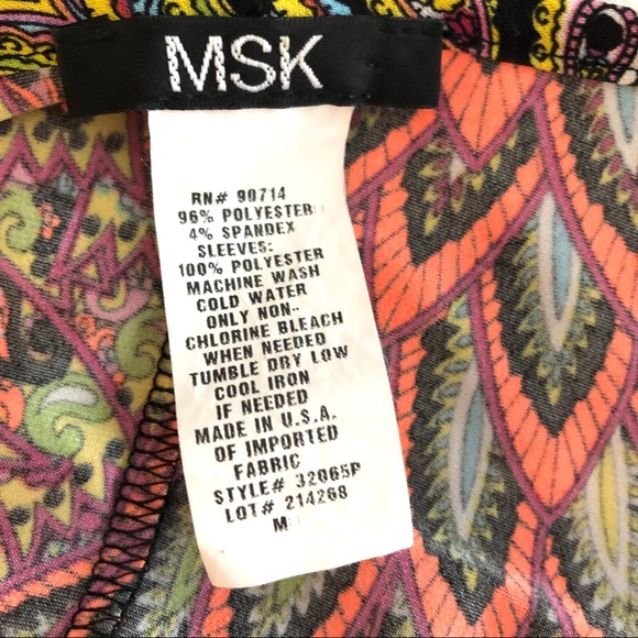 Peacock Bell Sleeved MSK Dress - Picture 4 of 8